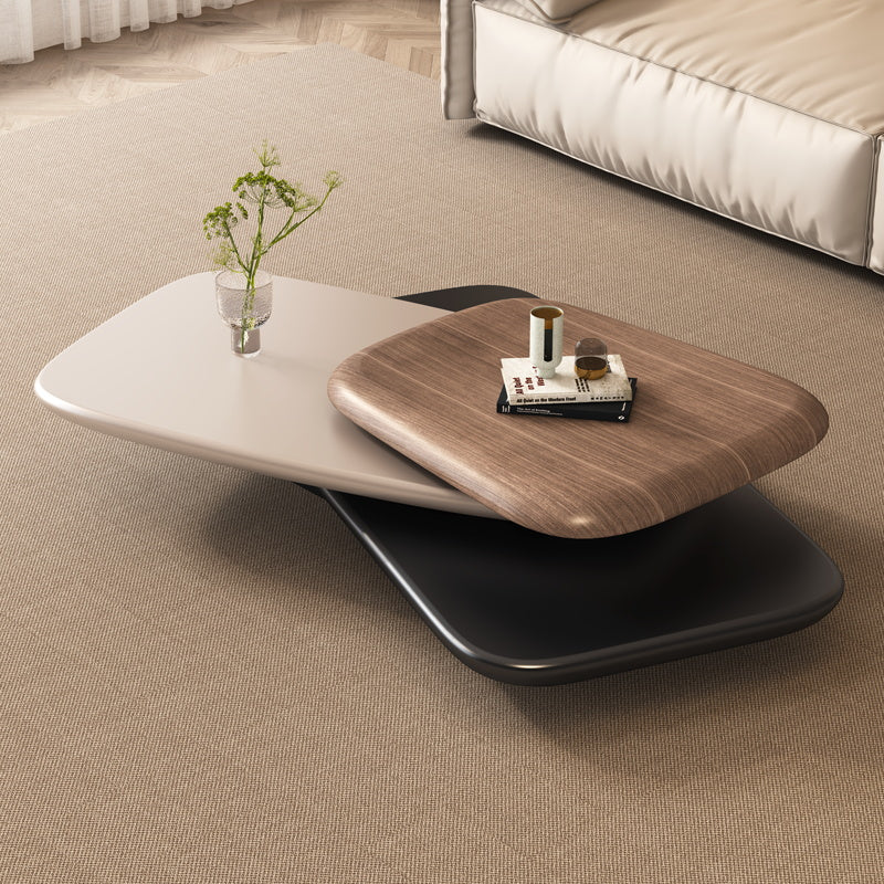 Modern Rotating Layered Coffee Table