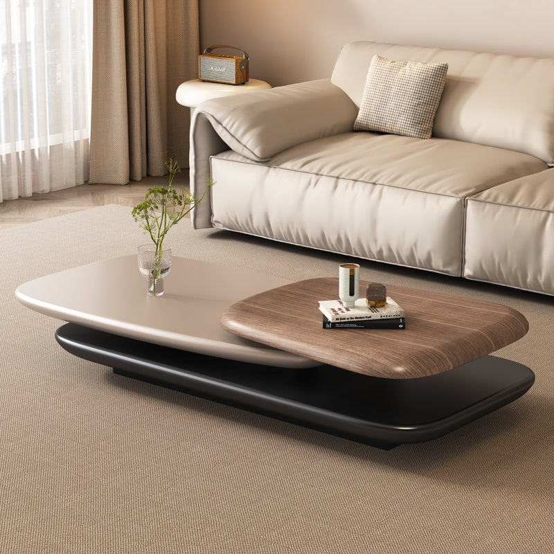 Modern Rotating Layered Coffee Table