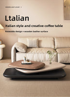 Modern Rotating Layered Coffee Table