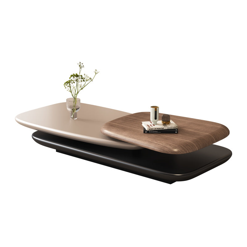 Modern Rotating Layered Coffee Table
