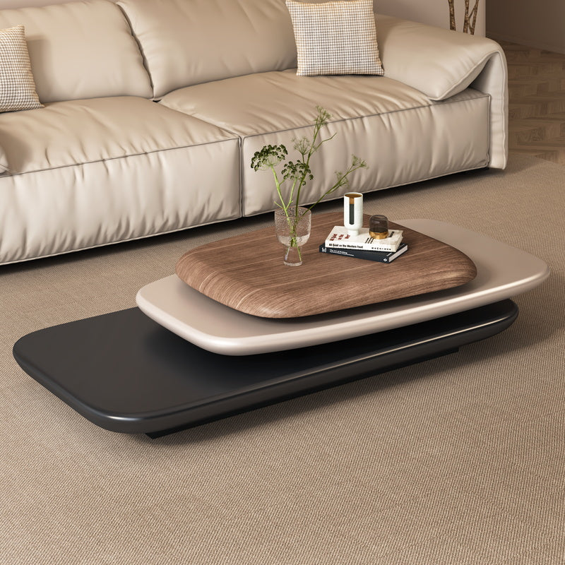 Modern Rotating Layered Coffee Table