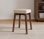 Modern Stackable Upholstered Backless Stool