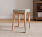 Modern Stackable Upholstered Backless Stool