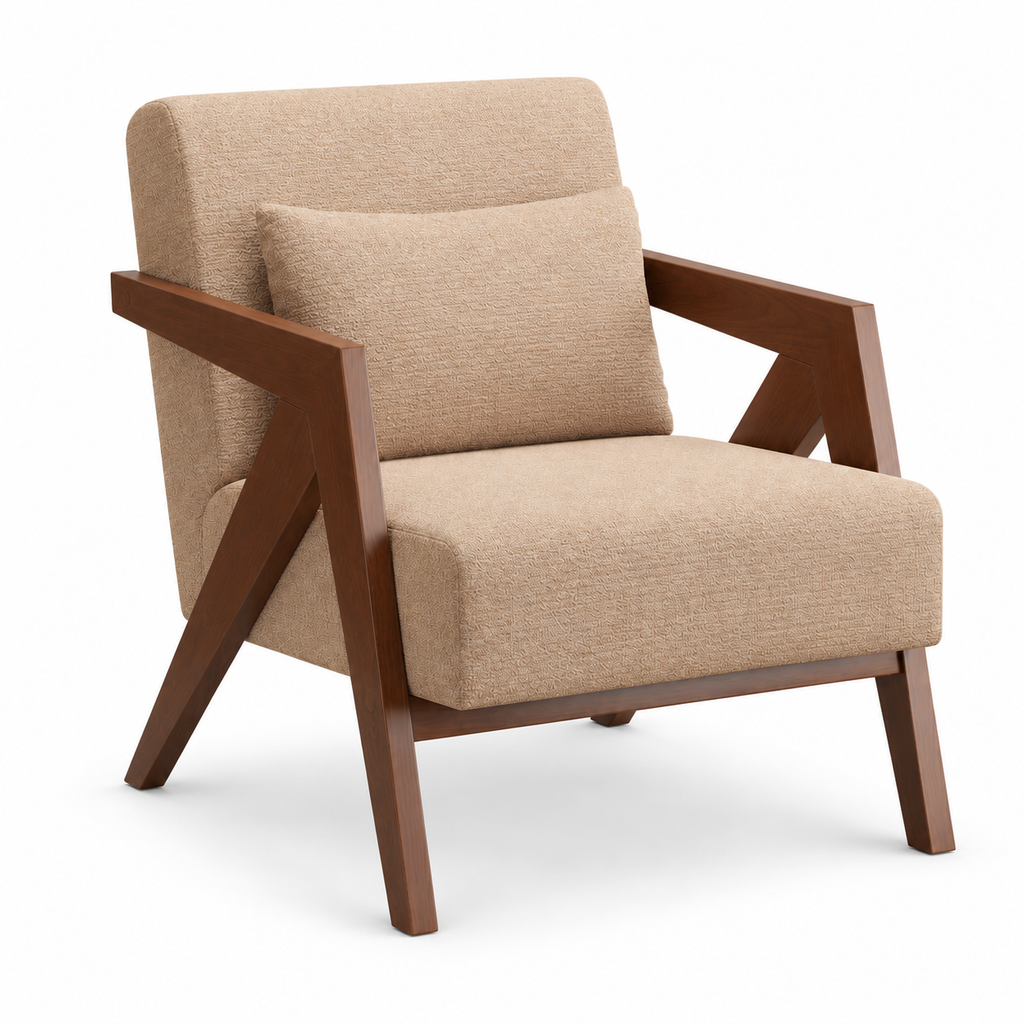 Modern Upholstered Accent Lounge Chair