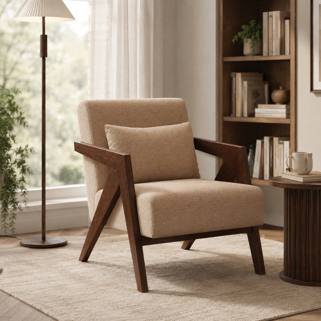 Modern Upholstered Accent Lounge Chair