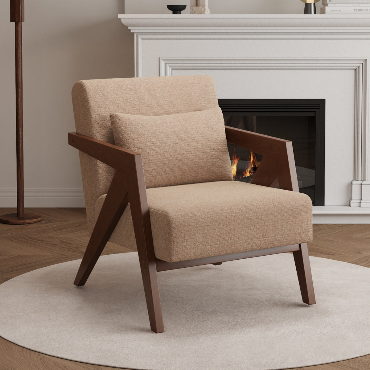 Modern Upholstered Accent Lounge Chair