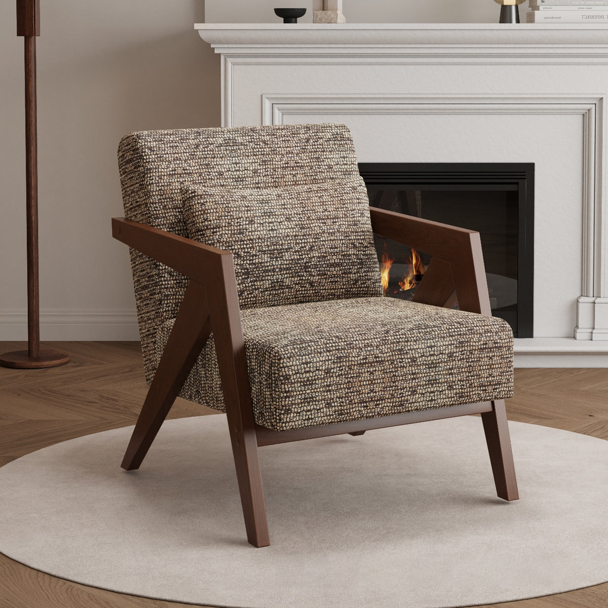 Modern Upholstered Accent Lounge Chair