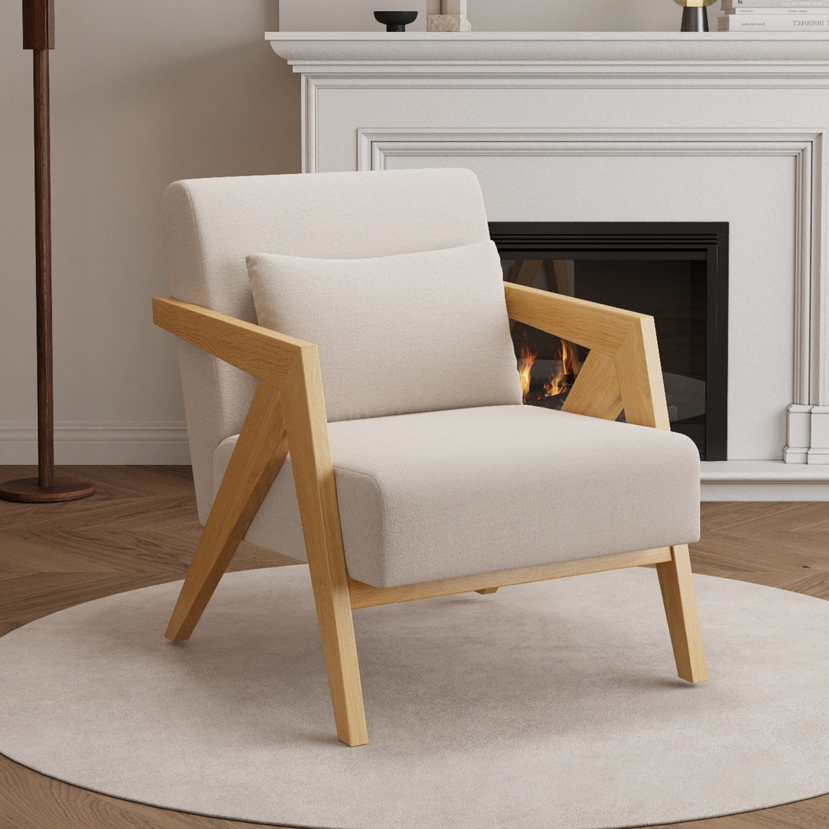 Modern Upholstered Accent Lounge Chair
