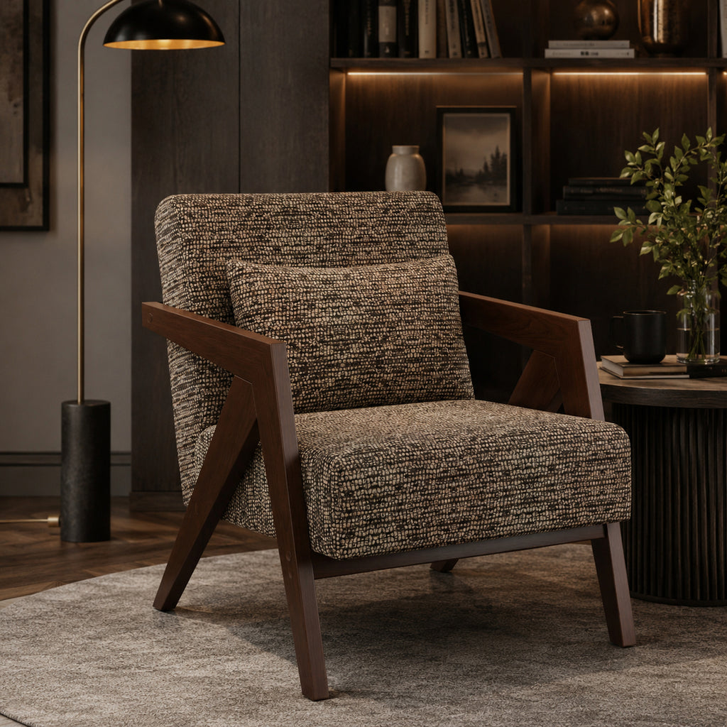 Modern Upholstered Accent Lounge Chair