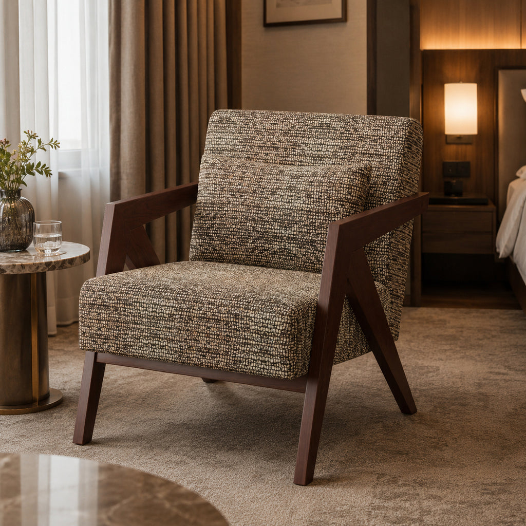 Modern Upholstered Accent Lounge Chair