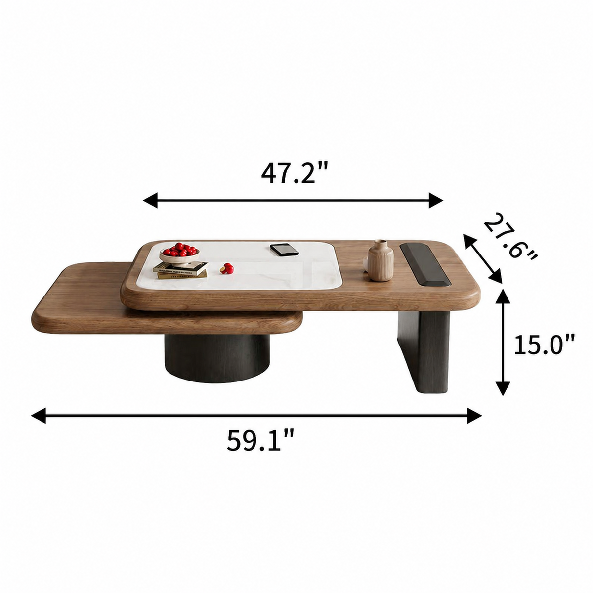 Modern Convertible Coffee Table