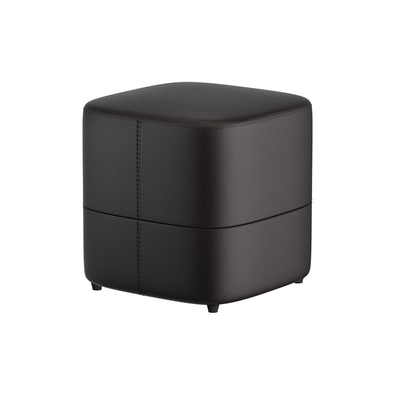 Modern Upholstered Cube Ottoman Stool