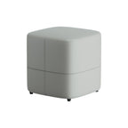 Modern Upholstered Cube Ottoman Stool