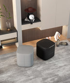 Modern Upholstered Cube Ottoman Stool