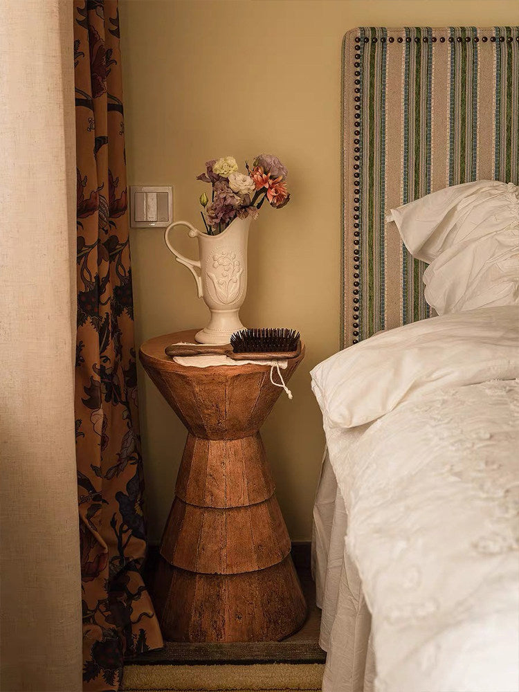 Modern Sculptural Cone Accent Side Table