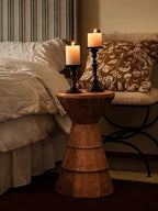 Modern Sculptural Cone Accent Side Table